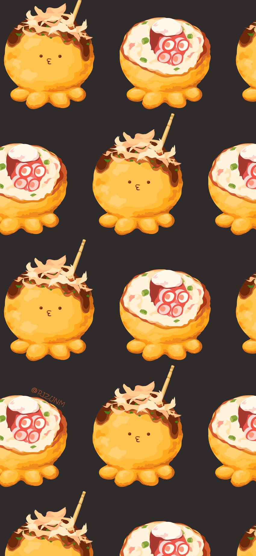原创 动物主题食物 作者名 黑色背景 食物 咬一口食物