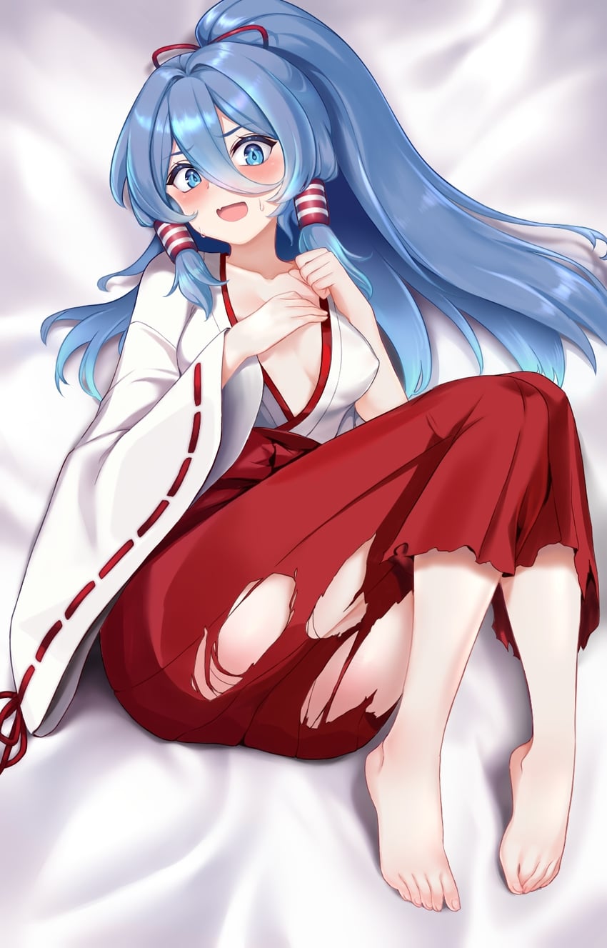东方智灵传、东方Project、宫出口瑞 1名女孩 :D 屁股 赤脚 蓝眼