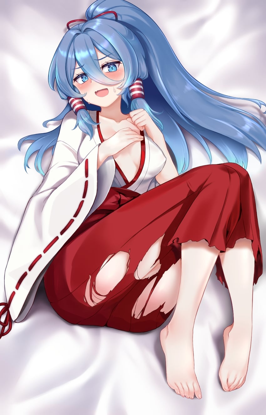 东方智灵传、东方Project、宫出口瑞 1名女孩 :D 屁股 赤脚 蓝眼