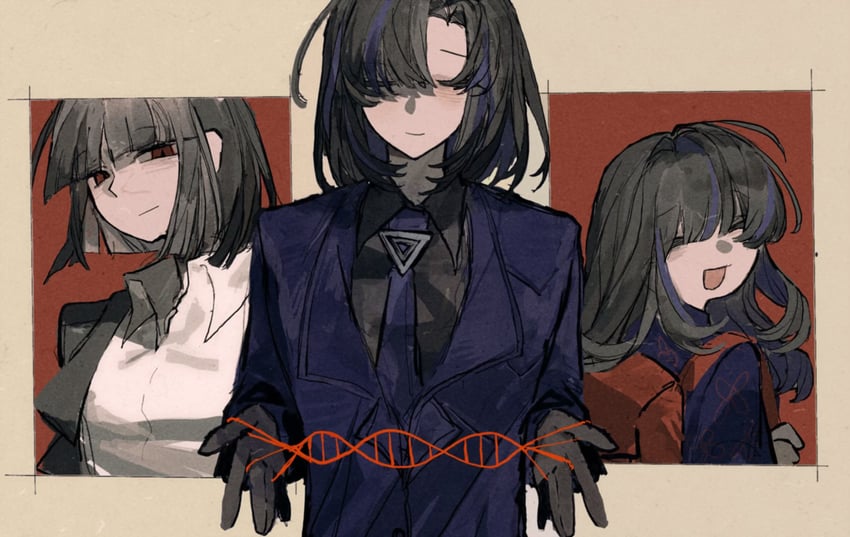 边狱公司、Project Moon、阿赖耶 (Project Moon) 3人女子 :D 呆毛 背包 包