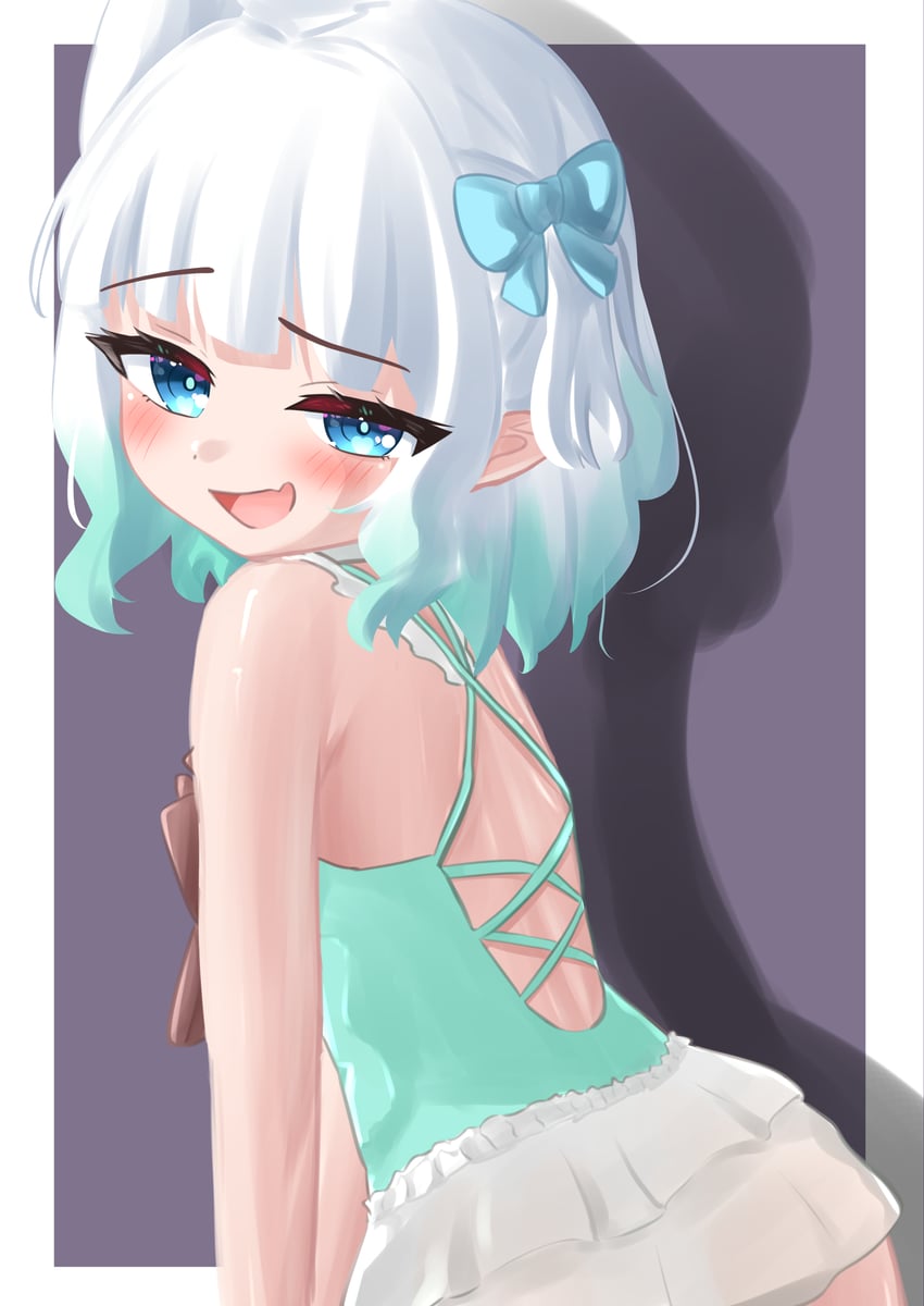 传说.exe、冥土 (Mint Fantome) 1名女孩 替换服装 水色发 蓝眼 点状鼻