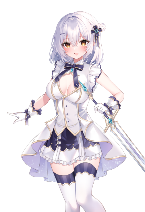 魔法少女莉莉梅亚、千秋光、luminous lily 1名女孩 裸臂 脸红 蝴蝶结 蝶形领结