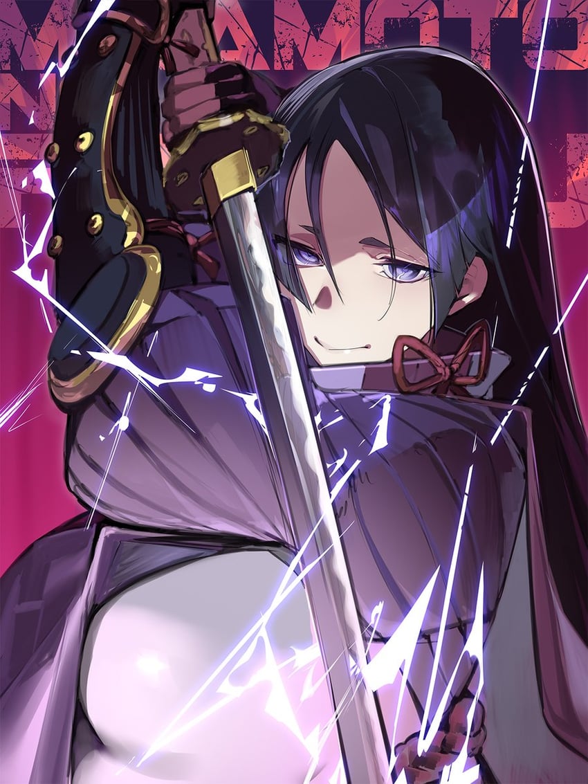 Fate/Grand Order、Fate系列、源赖光 (Fate) 1名女孩 铠甲 紧身连体衣 乳房 角色名称