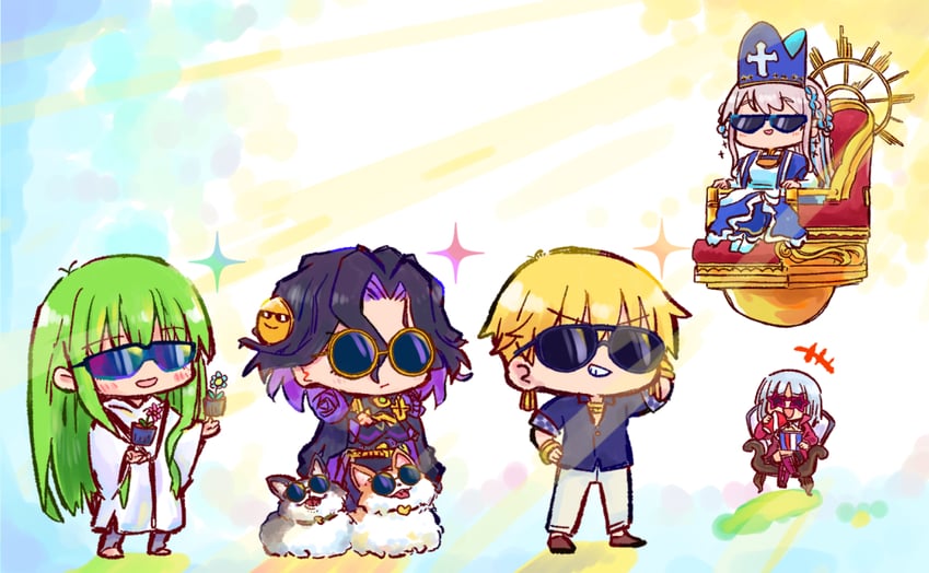 Fate/Grand Order、Fate系列、恩奇都 (Fate) +++ 1名女孩 1个其他角色 3个男孩 :D