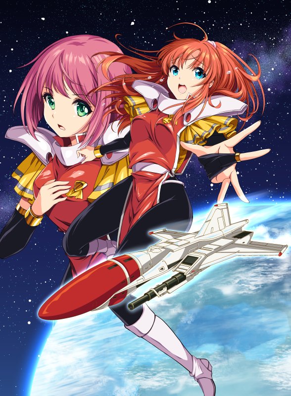 gley lancer、gley lancer (ship)、lucia cabrock 2名女孩 水色瞳 铠甲 黑色连体衣 黑色新娘手套