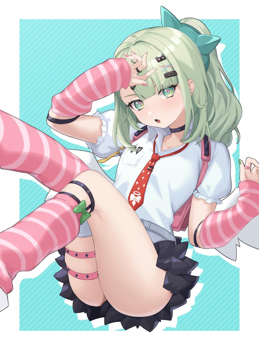 绝区零、桑娜 (绝区零) 1名女孩 护臂 包 创可贴 创可贴发饰