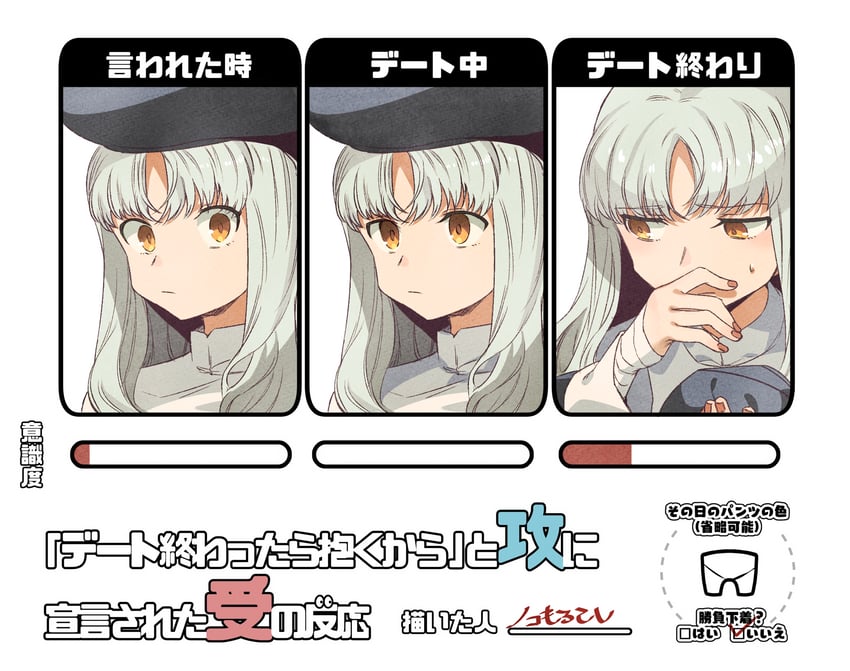 Fate/hollow ataraxia、Fate系列、卡莲·奥尔黛西亚 1名女孩 缠绷带的手腕 绷带 贝雷帽 黑帽子
