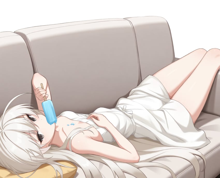 缘之空、春日野穹 1名女孩 呆毛 腋窝褶皱 露肩 乳房