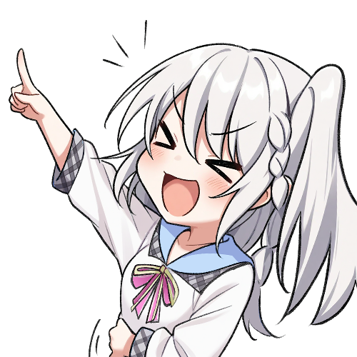 9-nine-、新美空 1名女孩 :D 闭眼挤眼 举手 脸红
