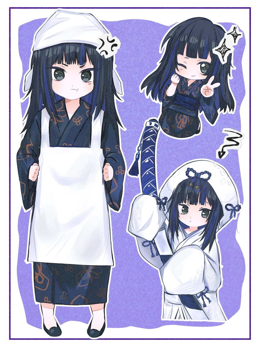 边狱公司、Project Moon、阿赖耶 (Project Moon) 1名女孩 :t 青筋 动物花纹 围裙
