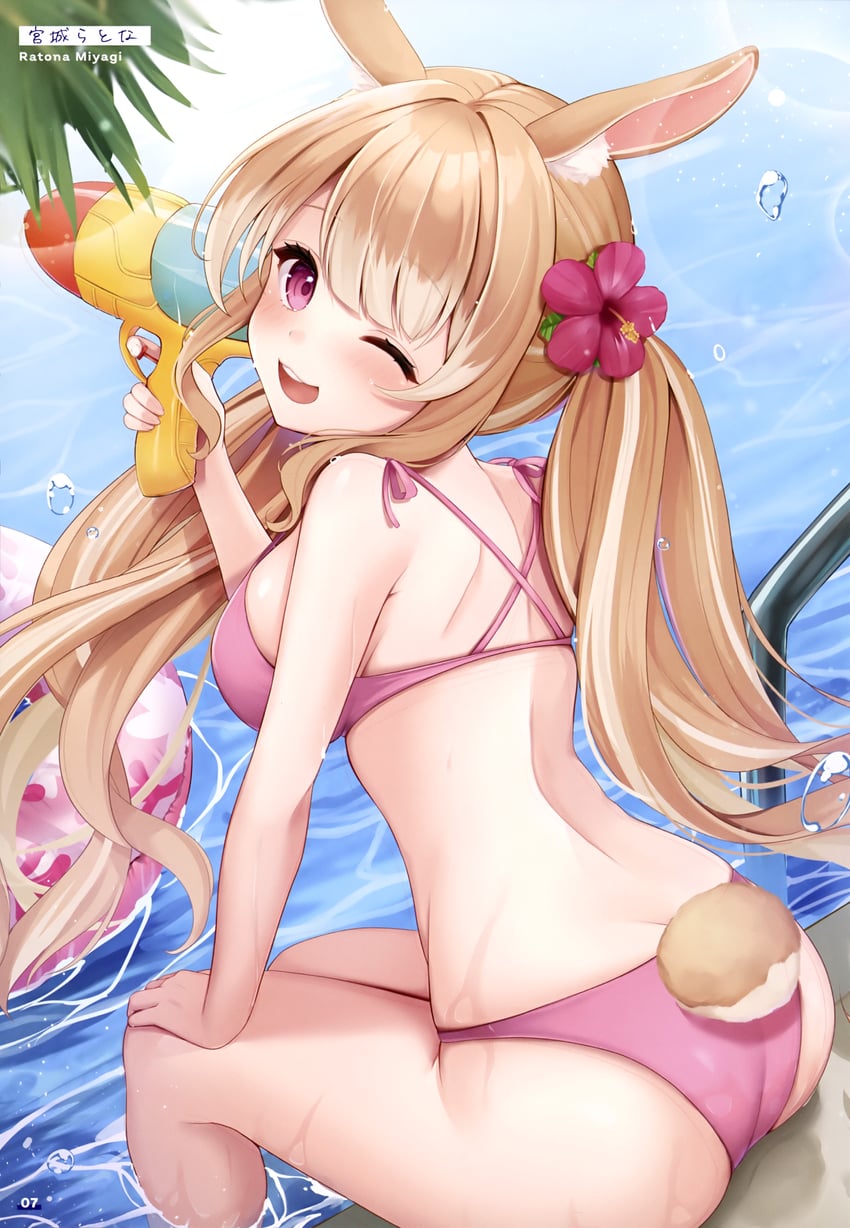 电击萌王、原创 1名女孩 :D 微笑 兽耳毛 兽耳