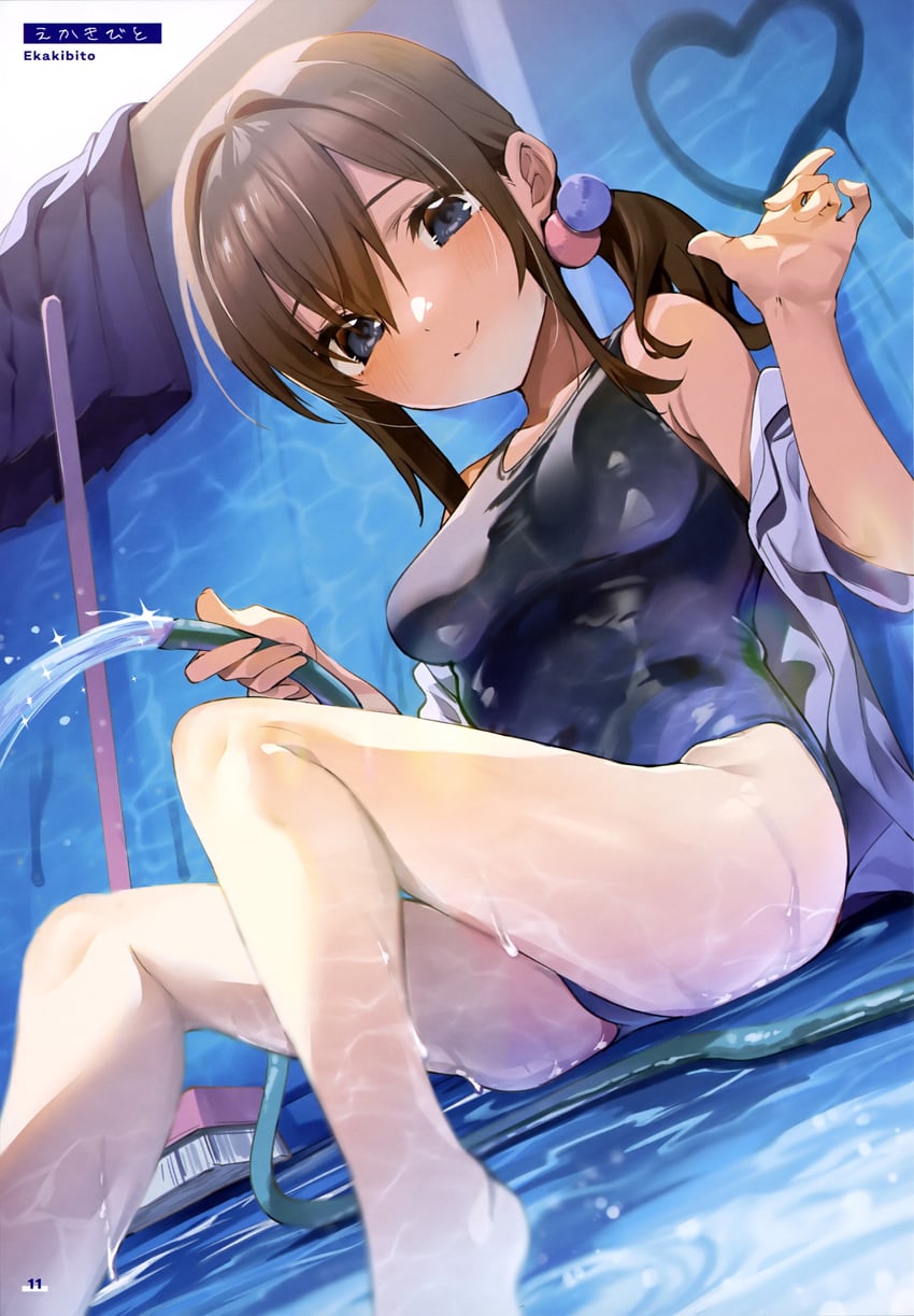 电击萌王、原创 1名女孩 腋窝褶皱 作者名 裸腿 露肩