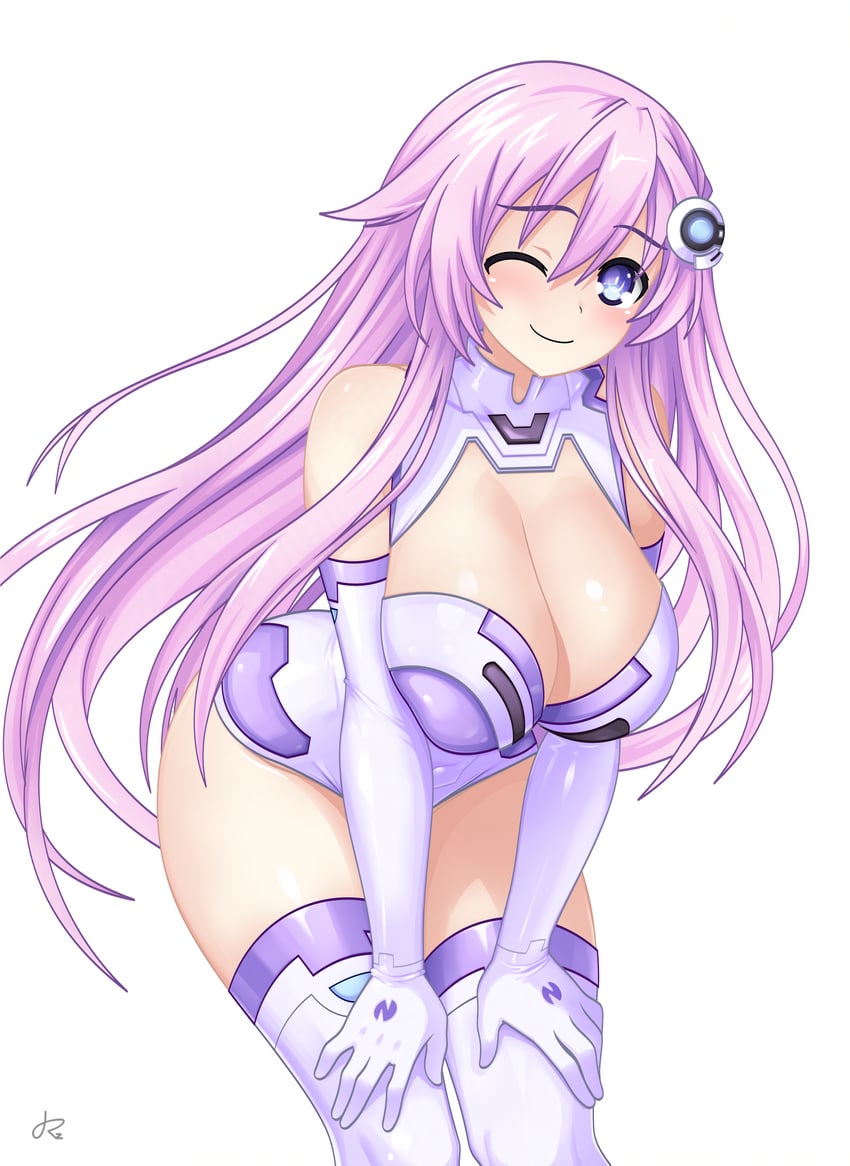 海王星系列、紫色之心 1名女孩 ;) 露肩 弯腰 蓝眼