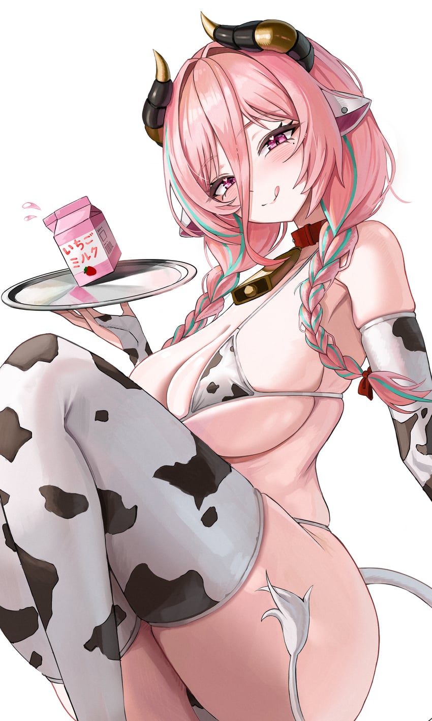 原创、ushigome ichiya (zzirit6) 1名女孩 :p 兽耳 动物花纹 水色发