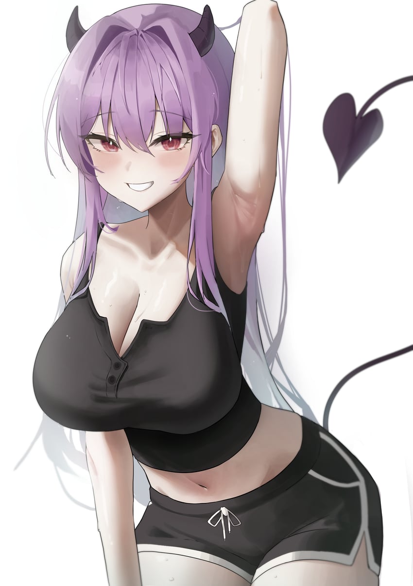 原创 1名女孩 手放在头后 举手 腋下 裸臂
