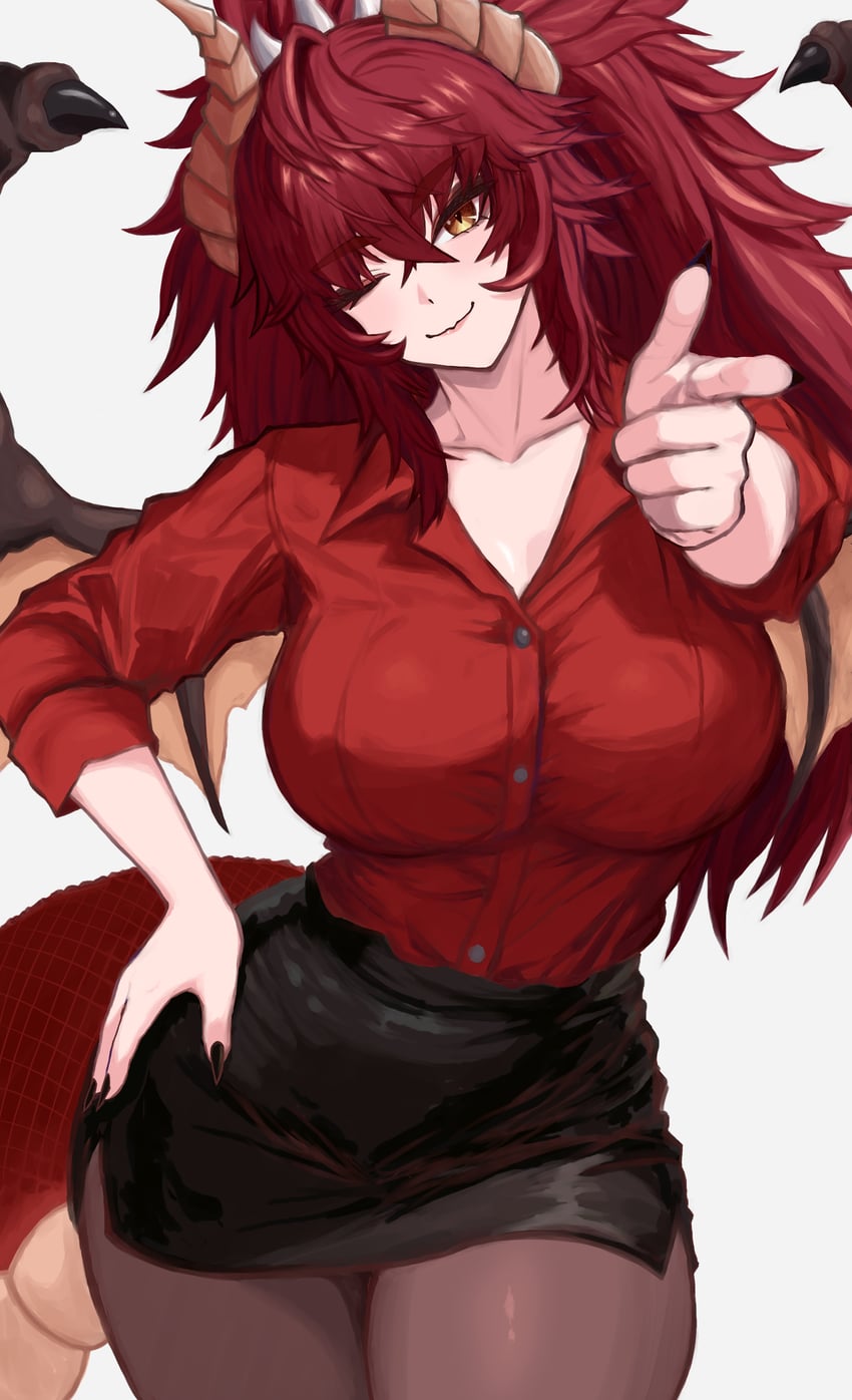 袜子事务所、Zentreya、Zentreya (龙形态) 1名女孩 替换服装 黑色指甲 乳房 闭嘴