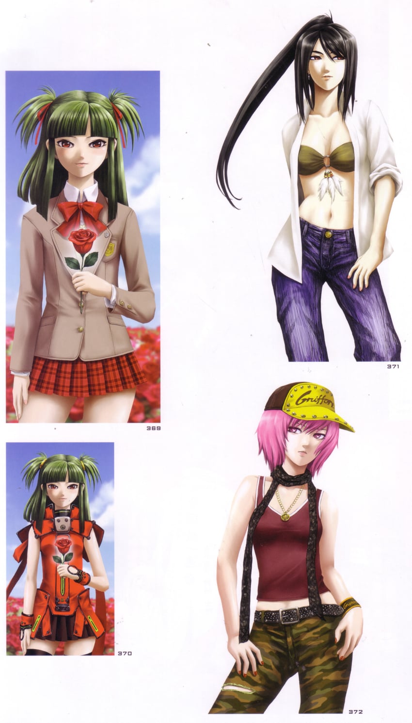 Beatmania IIDX、狂热节拍IIDX 8th Style、Bemani 3人女子 棒球帽 比基尼 只穿比基尼上衣 黑发
