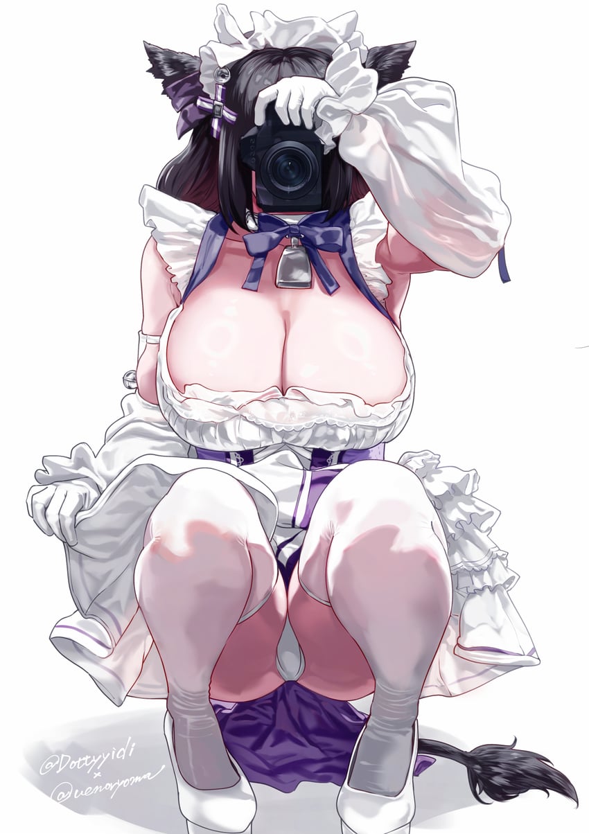 现实生活、dottyyidi (cosplayer) 1名女孩 兽耳 臂带 铃铛 乳房