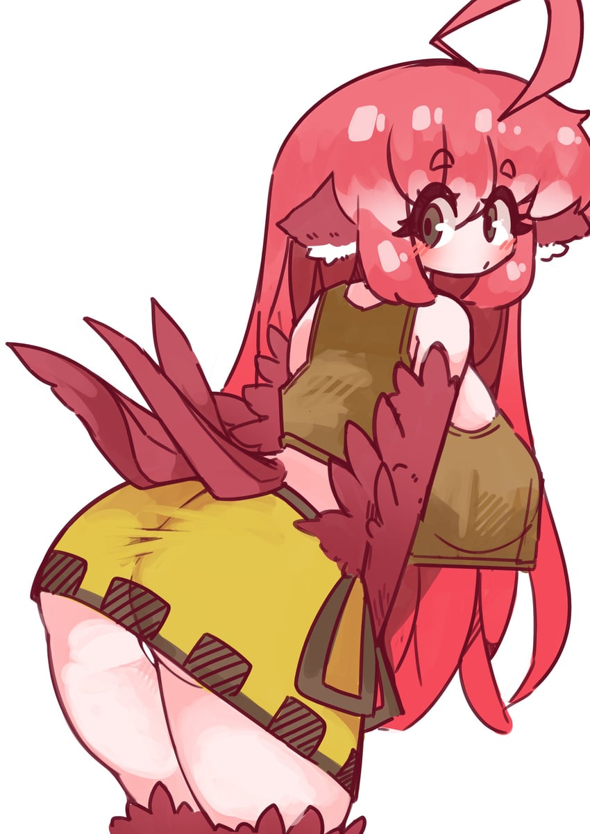 原创、Coco (eogks) 1名女孩 呆毛 兽耳 屁股 鸟耳
