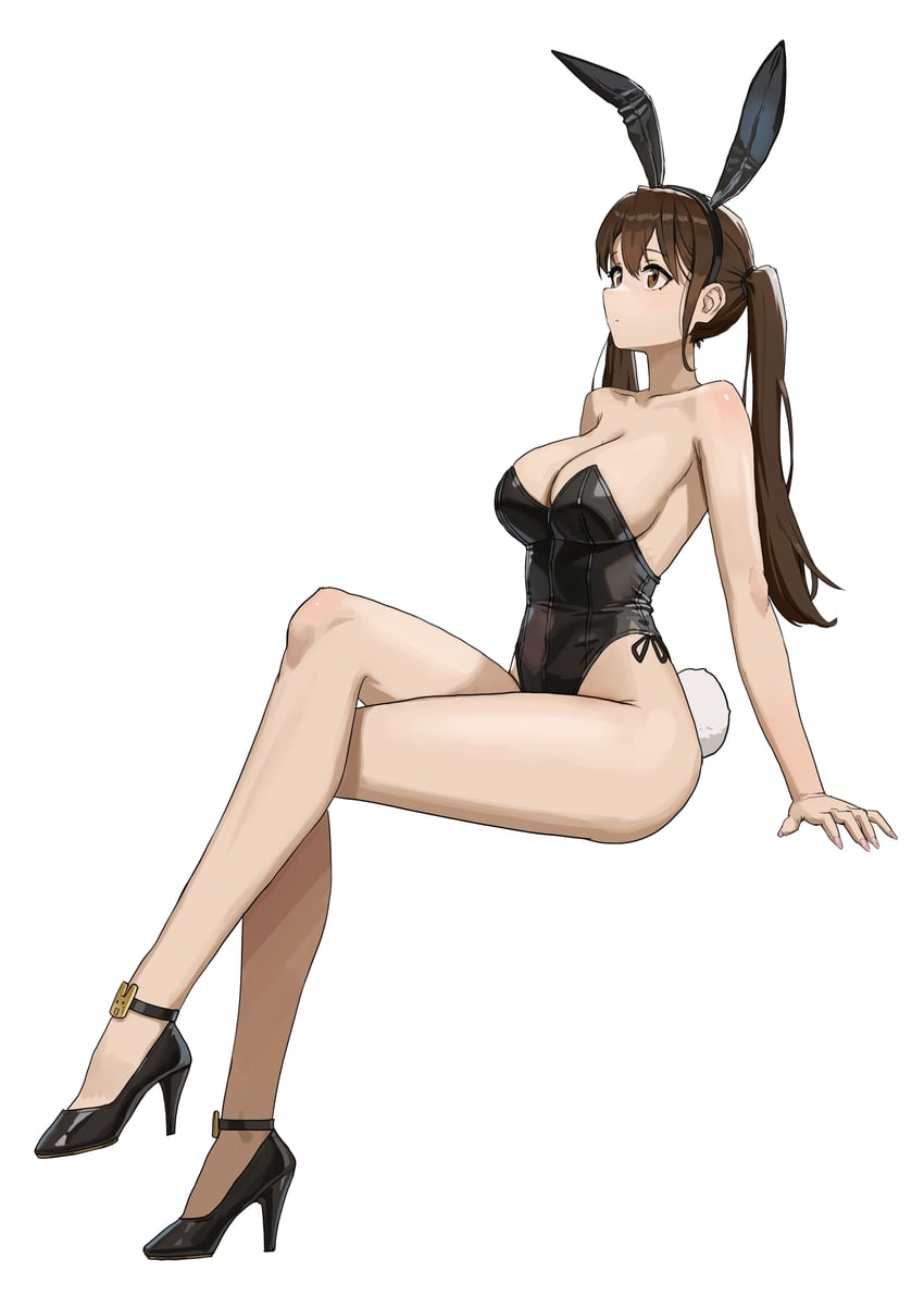 原创 1名女孩 兽耳发箍 兽耳 裸腿 乳沟