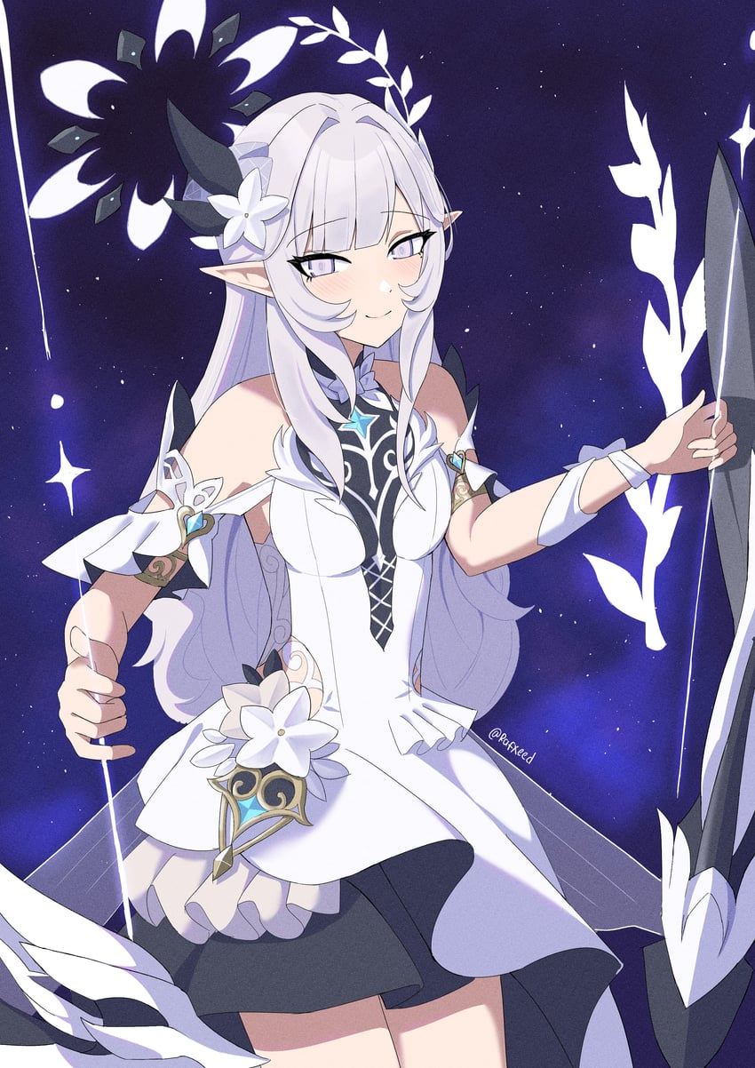 蔚蓝档案、崩坏：星穹铁道、崩坏系列 1名女孩 乳房 角色扮演 赛琳 (角色扮演) 花