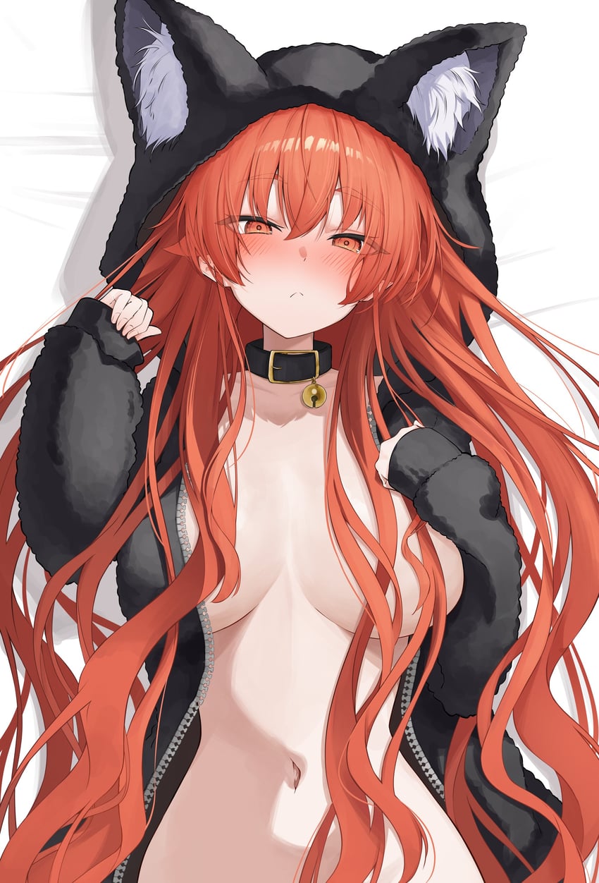 无职转生、艾莉丝·格雷拉特 1名女孩 替换服装 兽耳兜帽 动物兜帽 床单