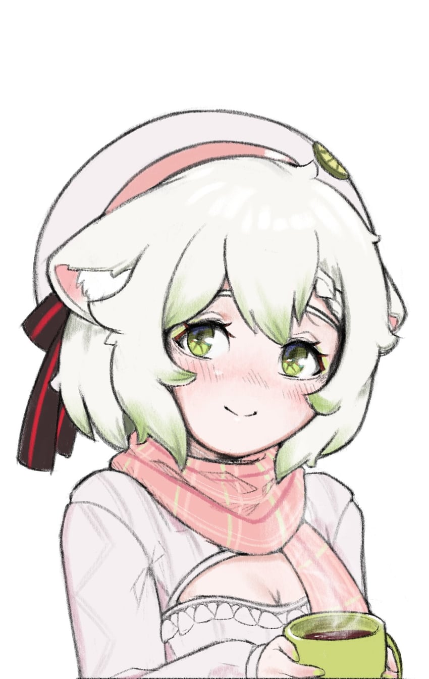 Vinesauce、Limealicious、Limealicious (冬装) 1名女孩 呆毛 兽耳 胸部镂空 服装镂空