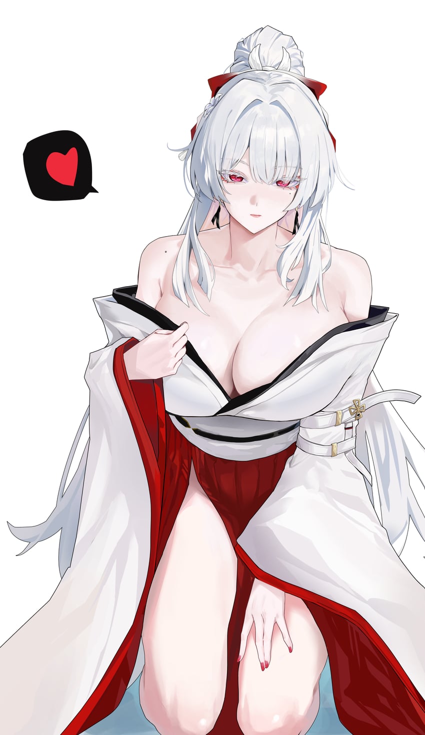鸣潮、灯灯 (鸣潮) 1名女孩 乳房 闭嘴 锁骨 彩色睫毛