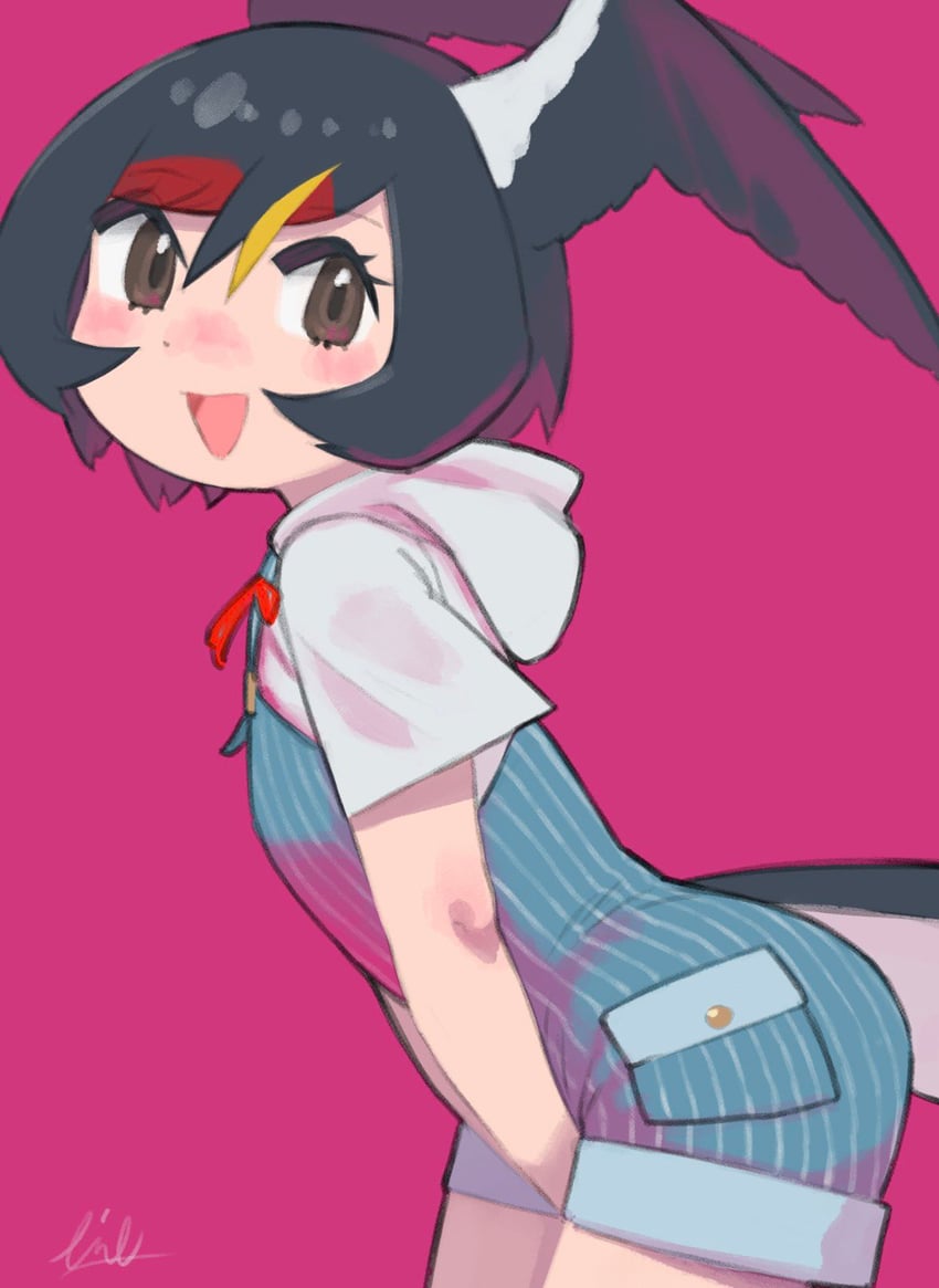 兽娘动物园、家燕 (兽娘动物园) 1名女孩 鸟娘 鸟尾 鸟翼 黑发