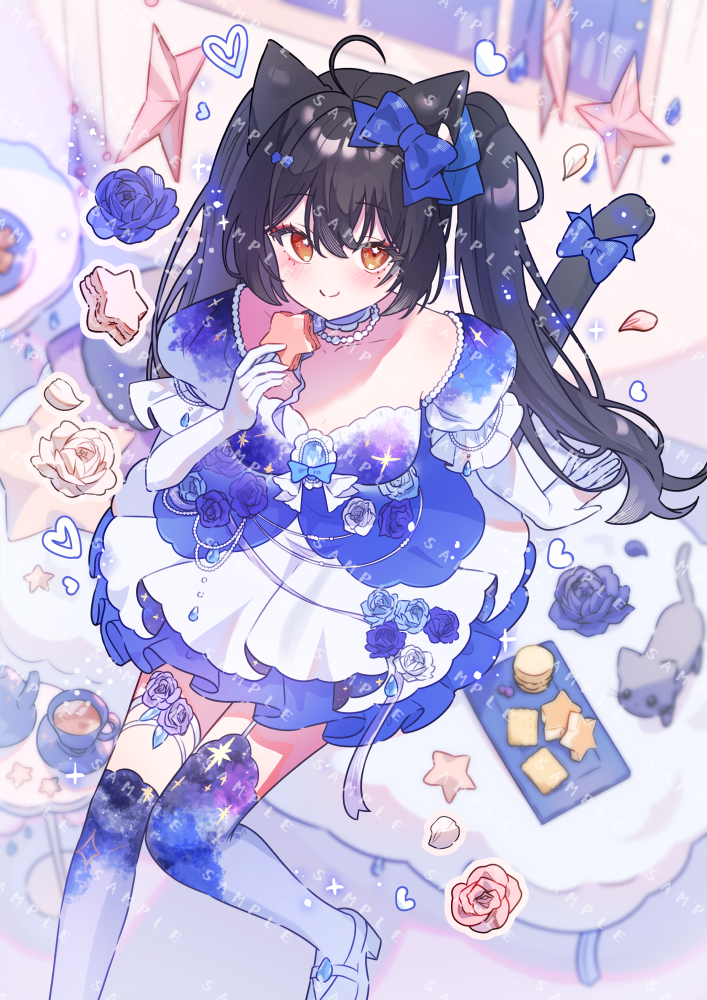个人势虚拟主播、cherimu (vtuber) 1名女孩 呆毛 动物 兽耳 露肩