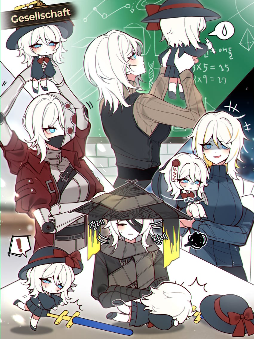边狱公司、Project Moon、浮士德 (Project Moon) ! 1名女孩 幼化 代良笠 单眼绷带