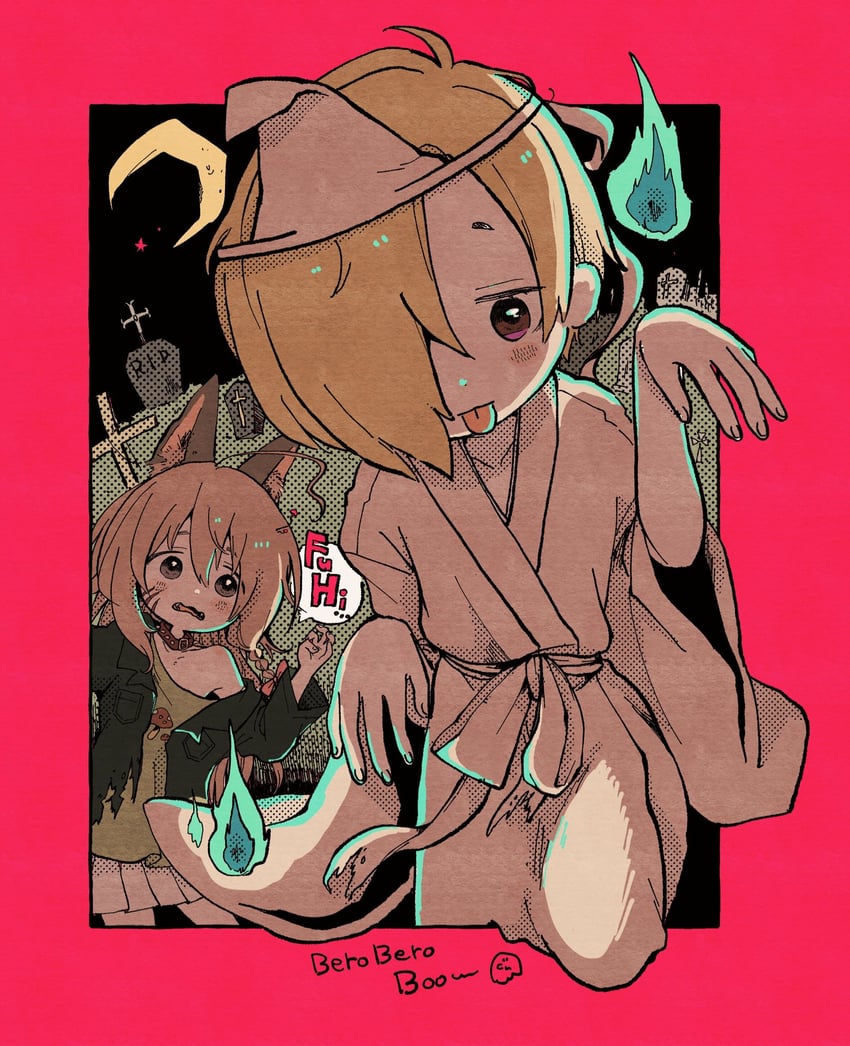 偶像大师、偶像大师 灰姑娘女孩、星辉子 2名女孩 :p 兽耳 金发 蓝火