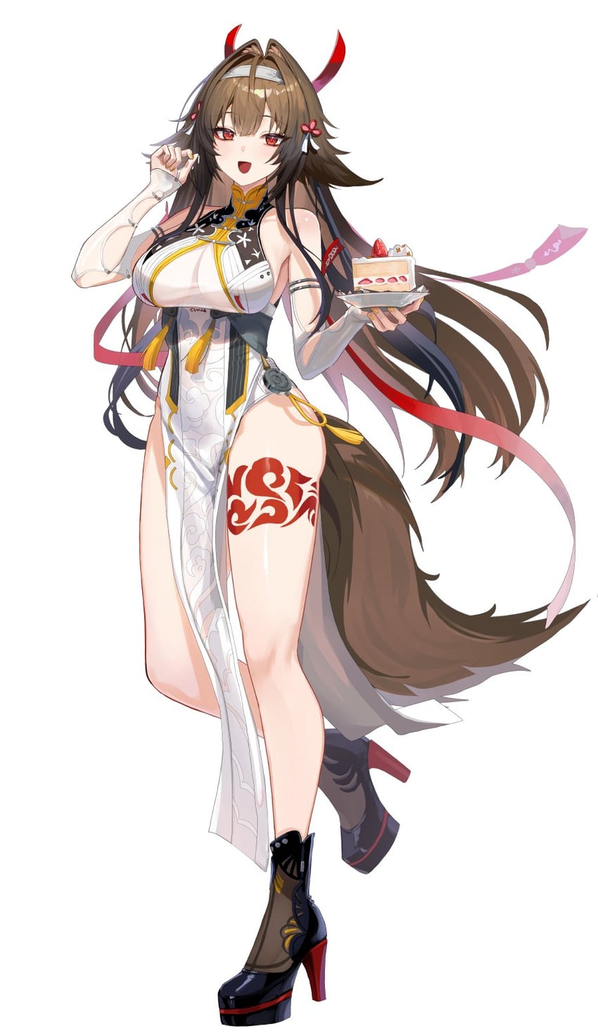 绝区零、叶舜广 1名女孩 :D 臂环 黑鞋 乳房