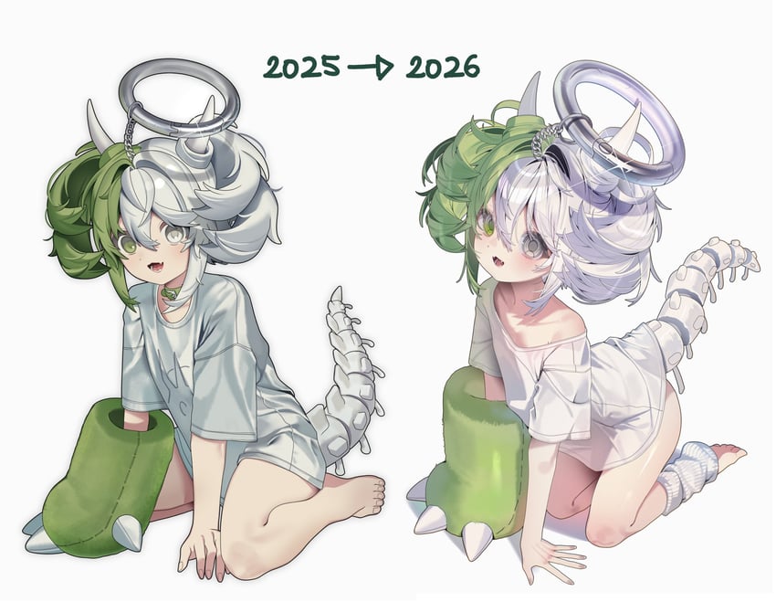 原创 1名女孩 :D 四肢着地 箭头（符号） 画师进阶