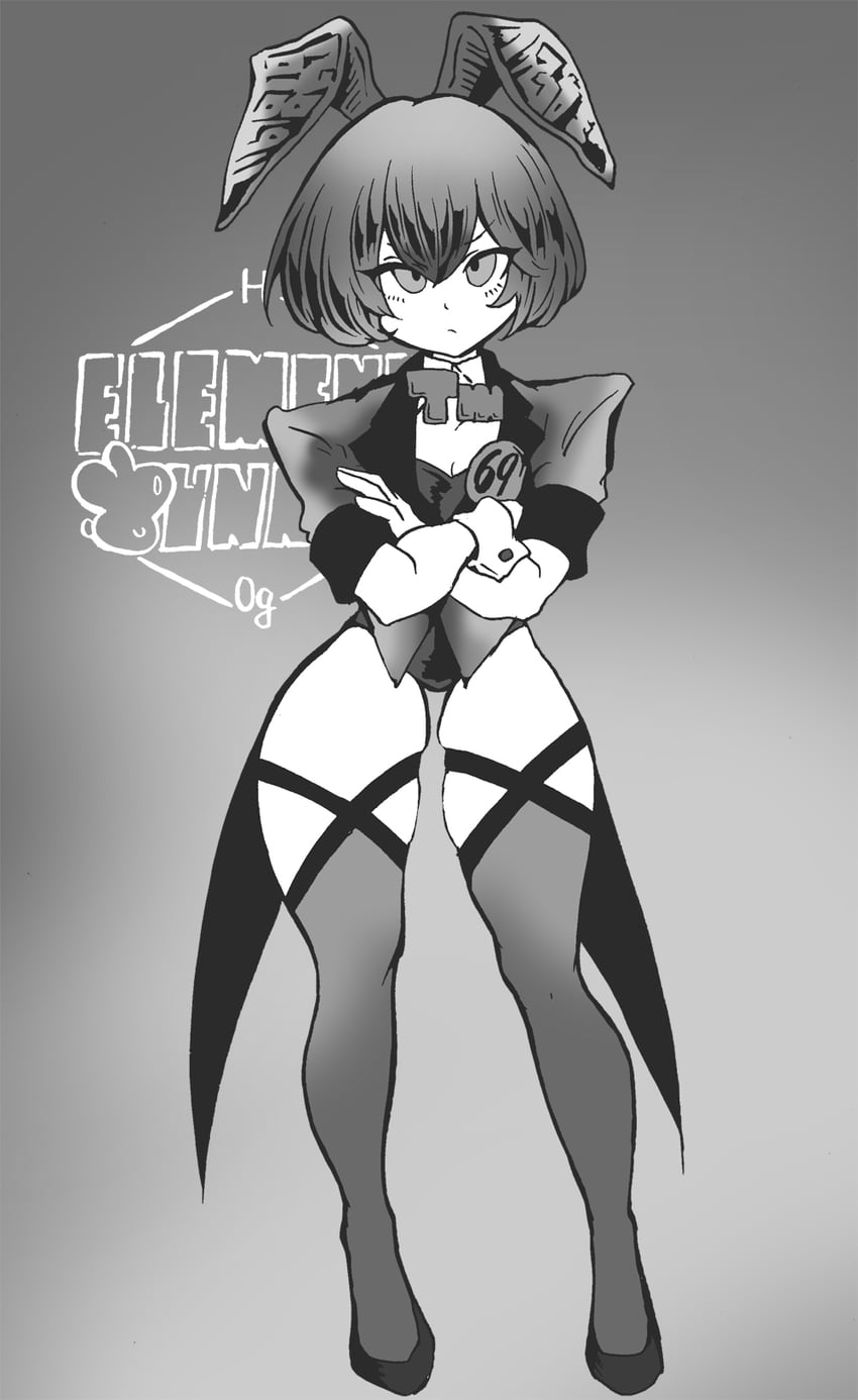 原创、thulium bunny 1名女孩 兽耳发箍 兽耳 蝴蝶结 乳房