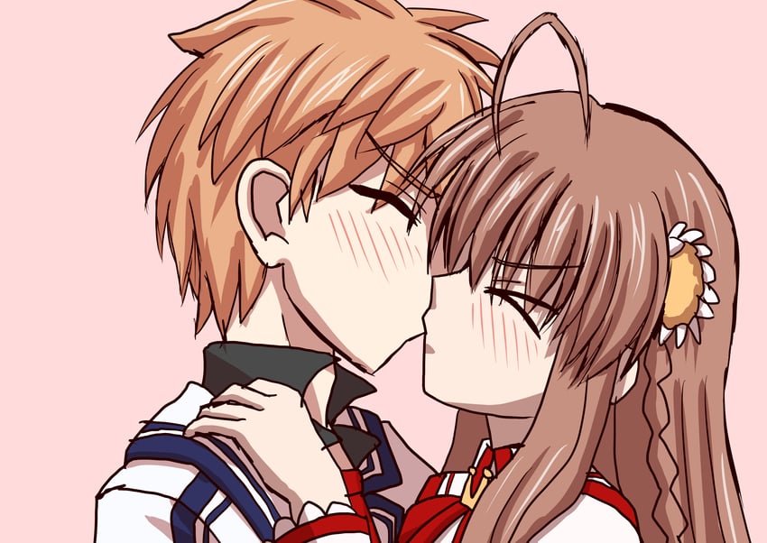 Rewrite、神户小鸟、天王寺瑚太朗 1名男孩 1名女孩 闭眼挤眼 呆毛 尴尬