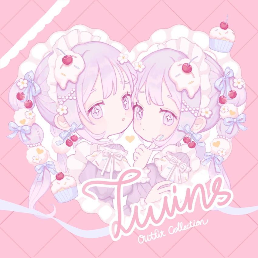 原创 +_+ 2名女孩 惊讶 蓝色指甲 辫子