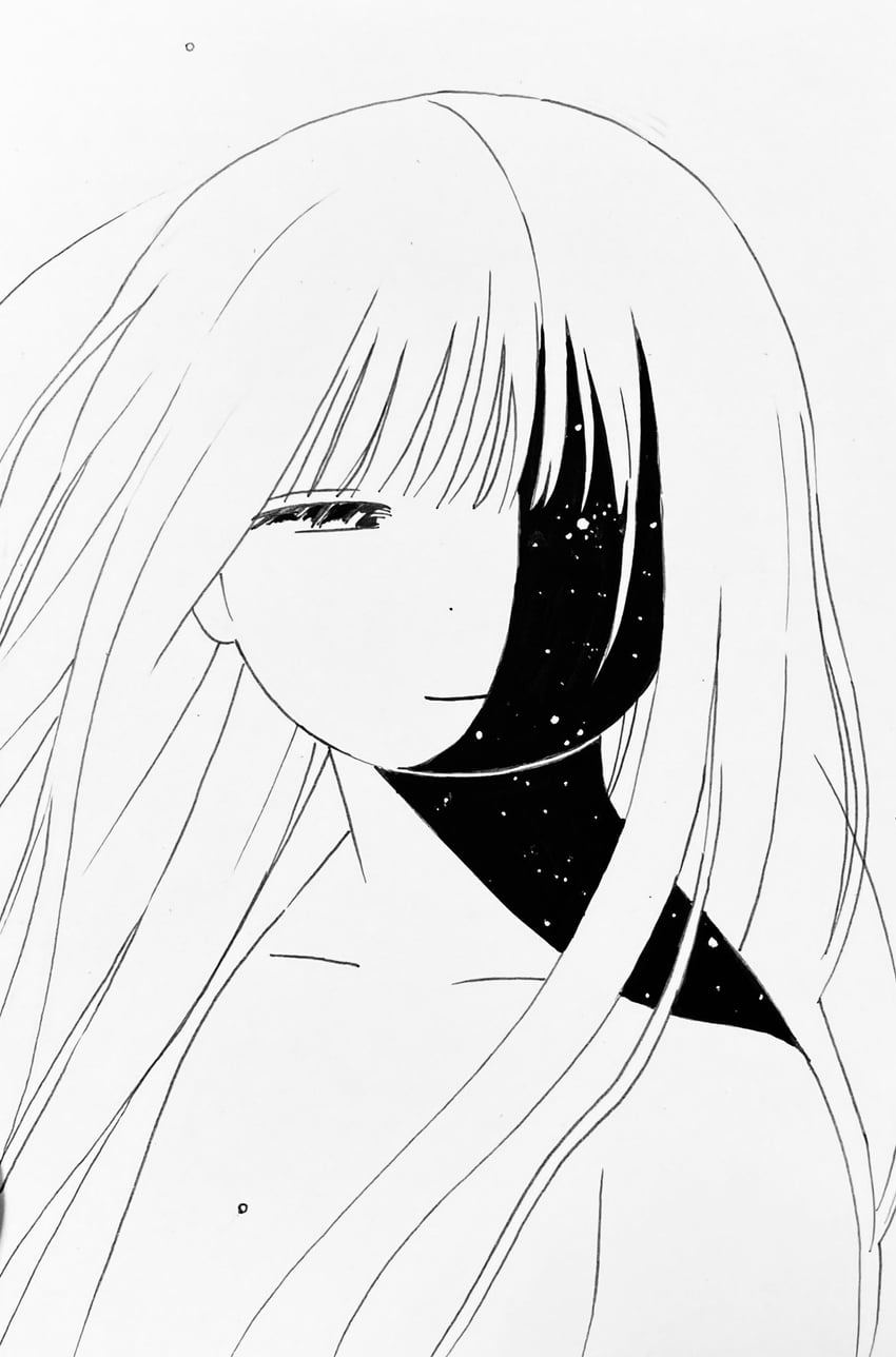 原创 1名女孩 露肩 锁骨 半闭眼 暗示裸体