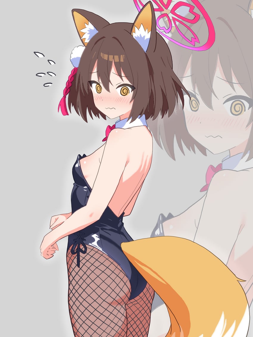 蔚蓝档案、泉奈 (碧蓝档案) 1名女孩 @_@ 替换服装 兽耳毛 兽耳