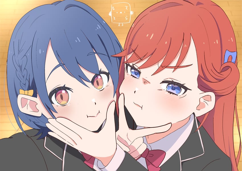 Love Live!、Love Live! 莲之空女学院学园偶像部、Love Live! 莲之空女学院学园偶像俱乐部 繁花庭院派对 2名女孩 :i (表情) :t 黑色夹克 西装外套