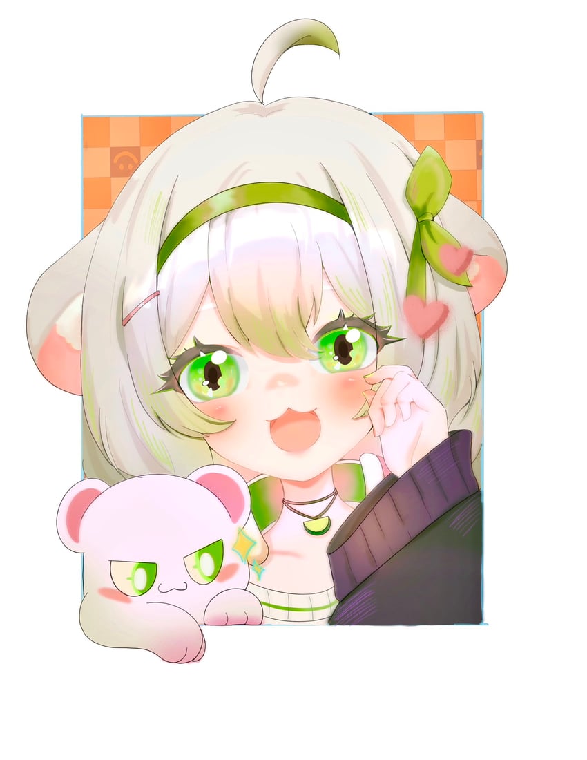 Vinesauce、Limealicious、Limealicious (舒适) 1名女孩 猫脸笑 :D 呆毛 兽耳