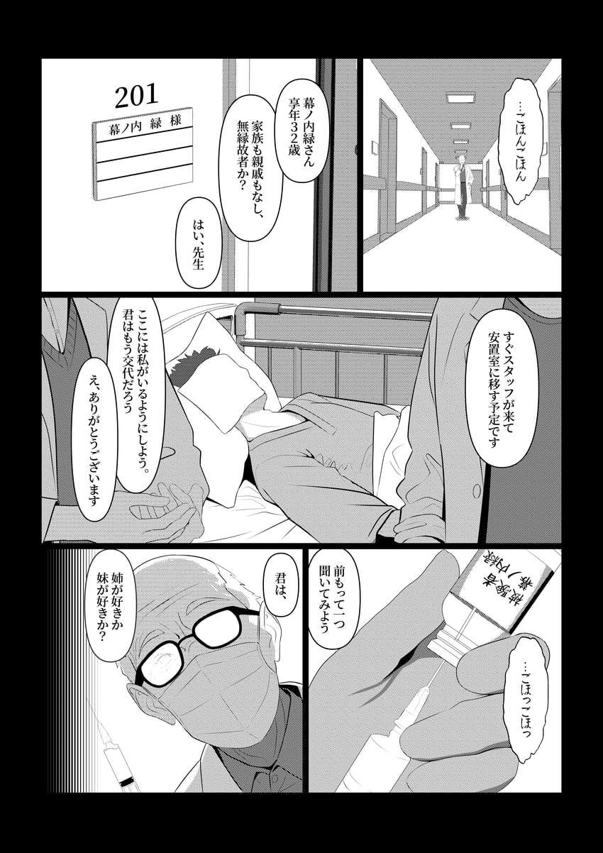原创 3个男孩 床 有领衬衫 漫画 尸体