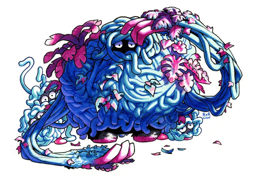 宝可梦、蔓藤怪、巨蔓藤 叶子 长手臂 无人类 植物 植物怪物