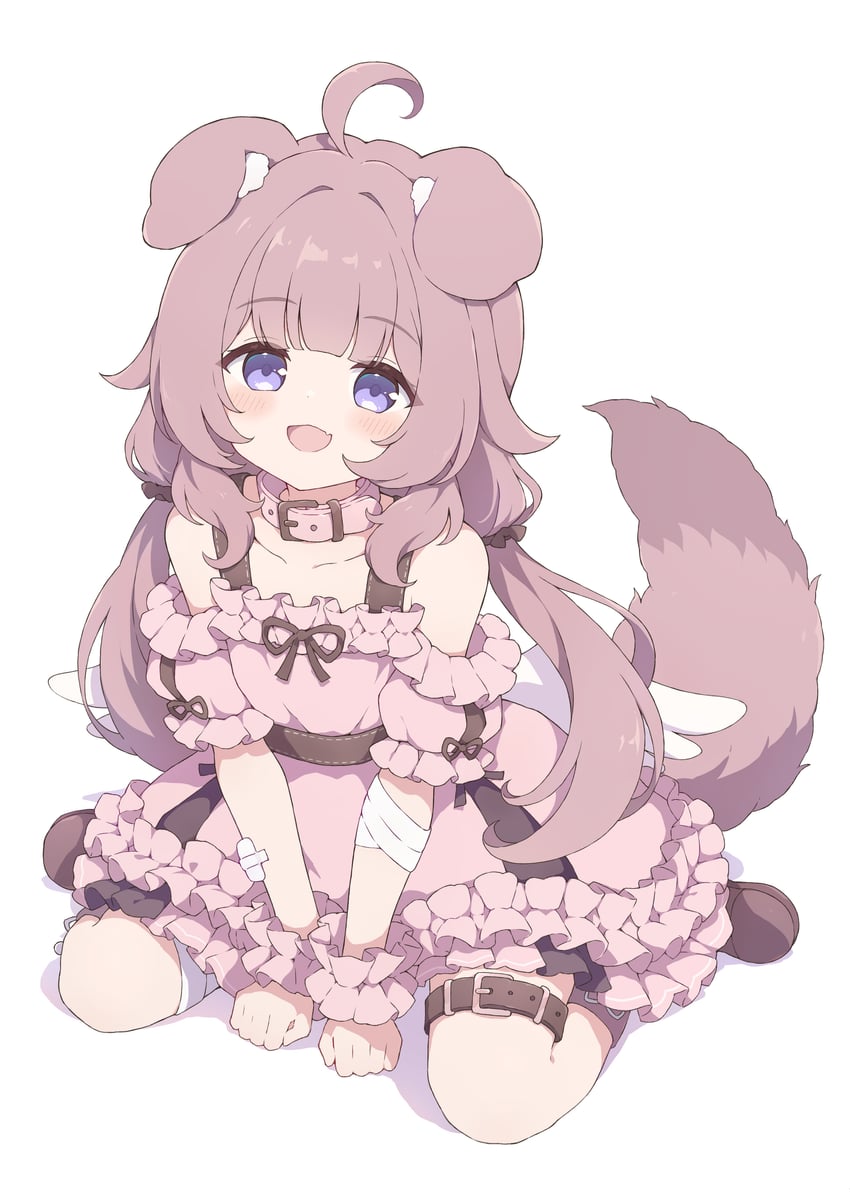 原创 1名女孩 :D 呆毛 兽耳 包扎的手臂