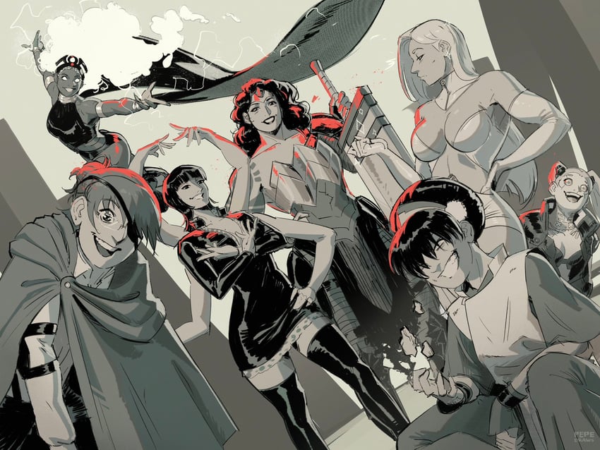 Absolute DC、绝对神奇女侠、降世神通：最后的气宗 黑色连衣裙 失明 连衣裙 绿色发带 发带