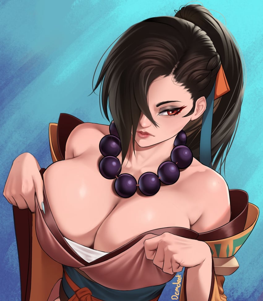 火焰纹章、火焰之纹章：if、火焰之纹章：英雄 1名女孩 替换服装 异色瞳 腋窝褶皱 作者名