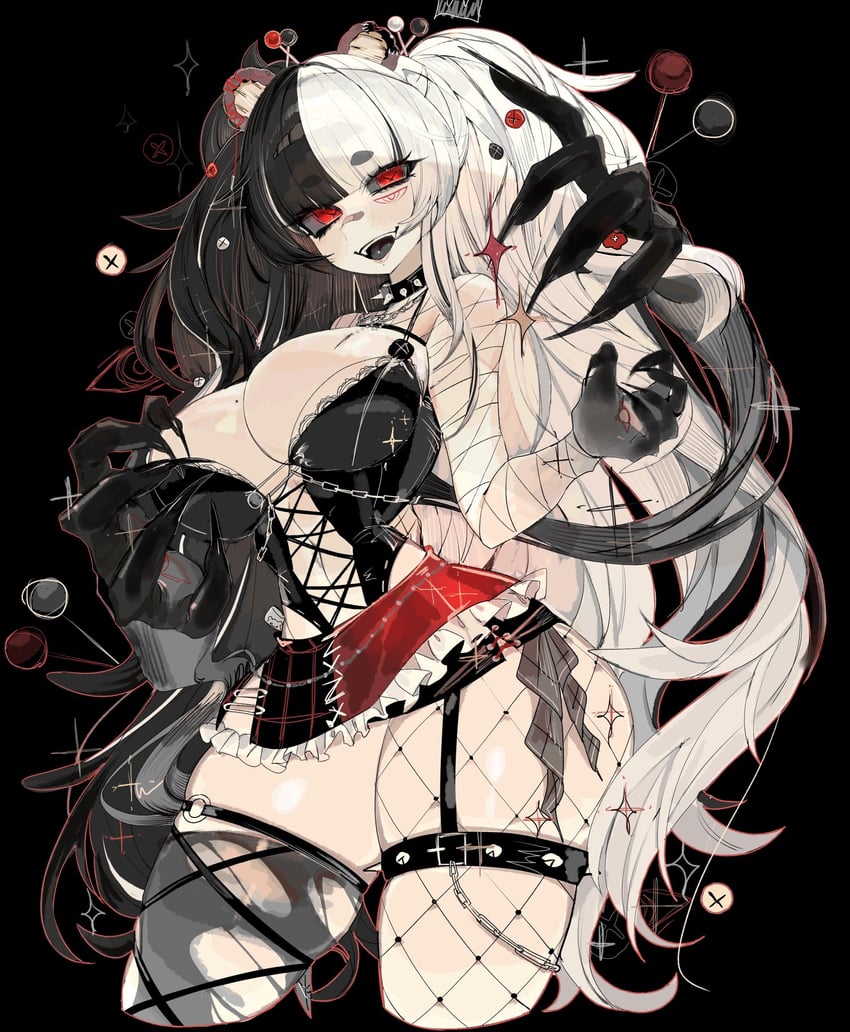 个人势虚拟主播、quill (vtuber) 1名女孩 兽耳 包扎的手臂 绷带 创可贴