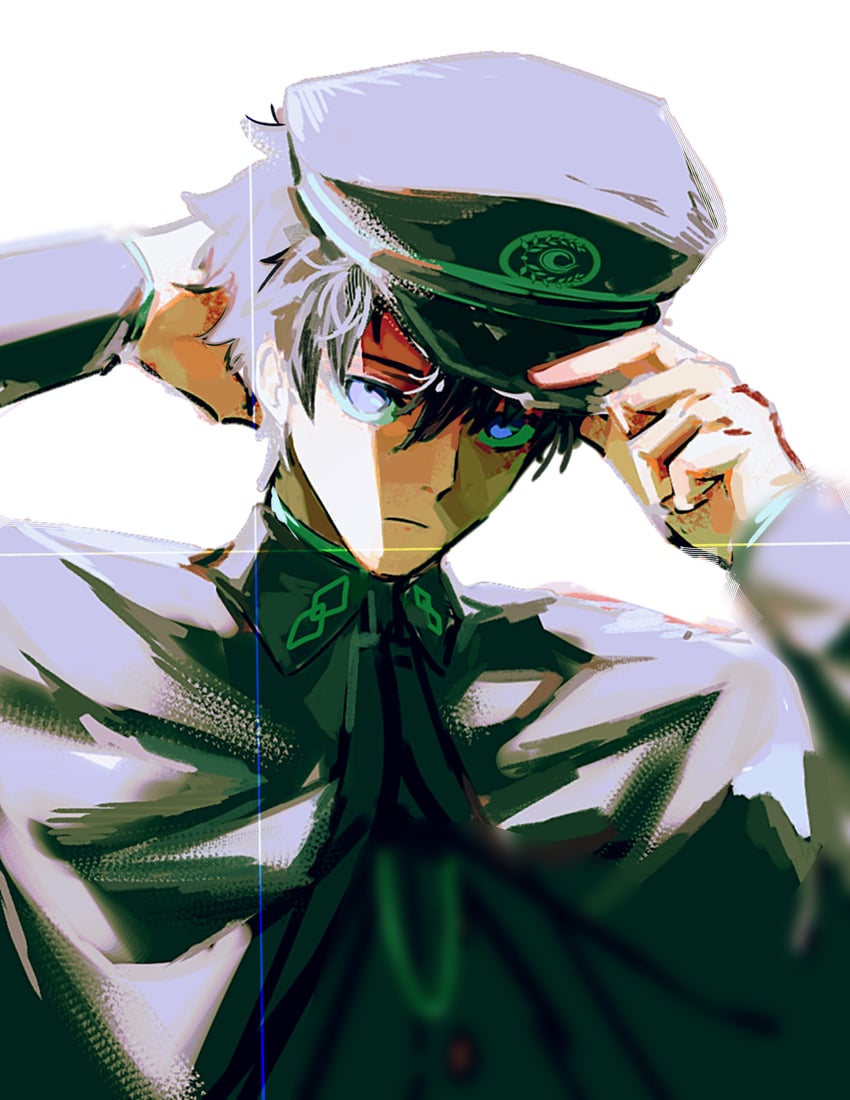 Fate/Grand Order、Fate系列、藤丸立香 (男) 1名男孩 整理衣服 整理头饰 手放在头后 黑发
