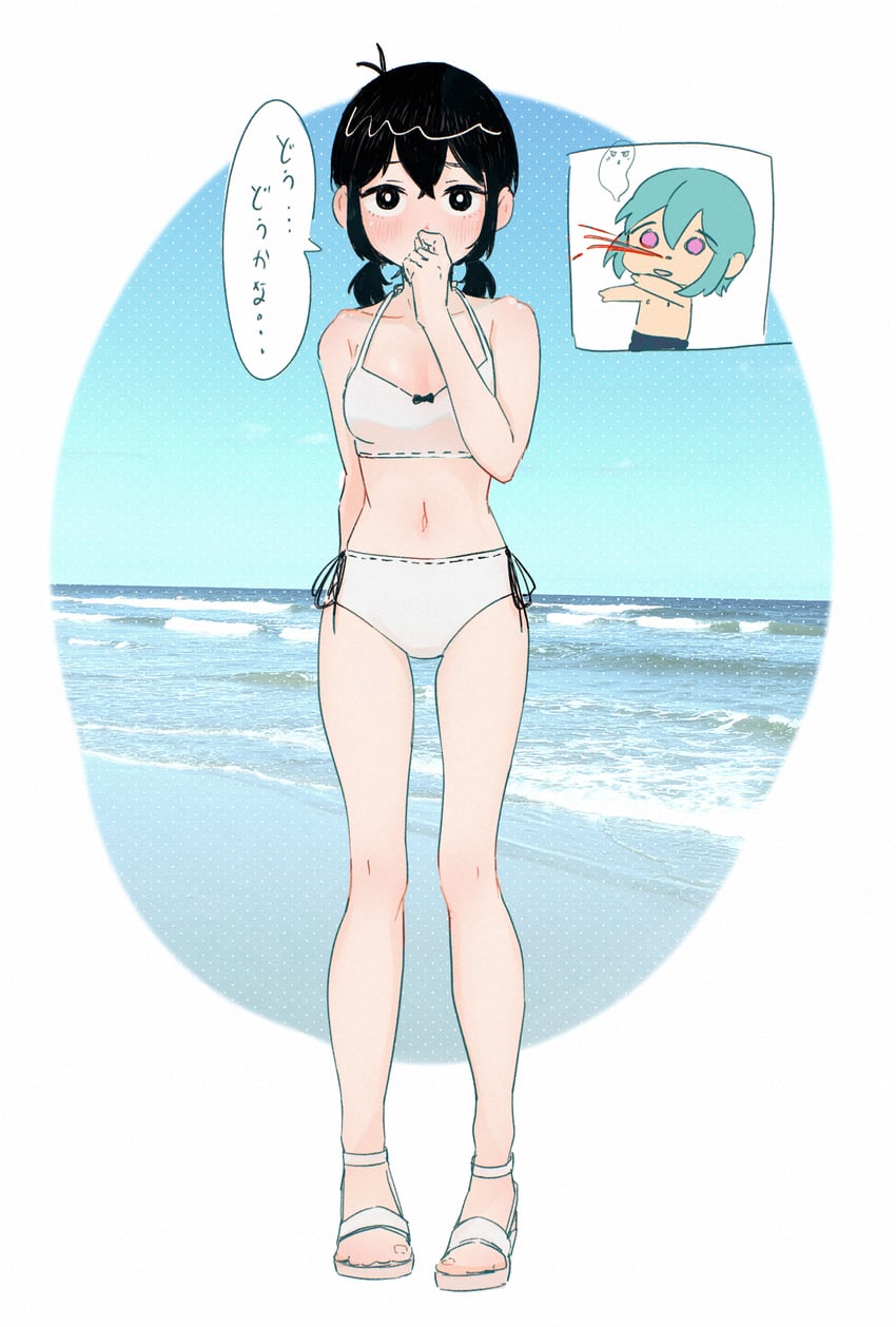 OMORI、阿比 (OMORI)、Aubrey (OMORI) 1名男孩 1名女孩 替换服装 呆毛 兴奋流鼻血