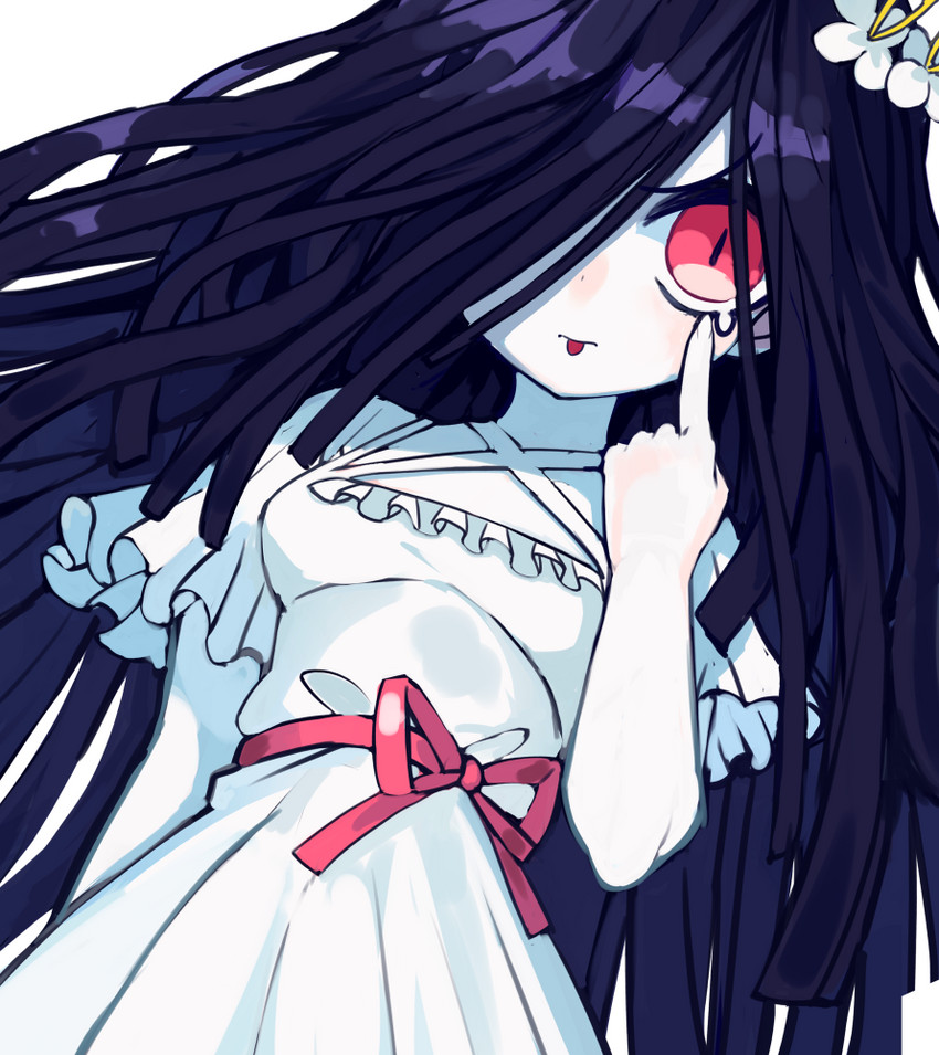 原创 1名女孩 :p 吐舌头翻眼皮 黑发 乳房